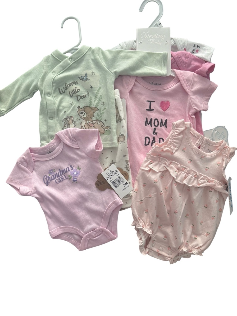 Bundle of Baby Girl onesies